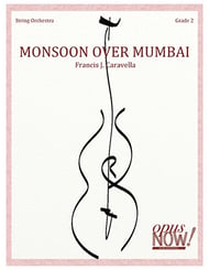 Monsoon Over Mumbai Orchestra sheet music cover Thumbnail